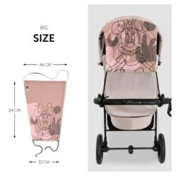 Hauck Sunshade Sonnensegel Minnie Mouse -Zwergen Mobil 4007923550717.pt04.sunshade minnie mouse rose