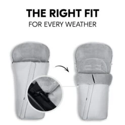 Hauck Pushchair Footmuff Winter Fußsack -Zwergen Mobil 4007923567128.pt06.pushchair footmuff winter grey