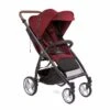 Gesslein Smiloo Happy+ Buggy Maroon Gestell Schwarz Mit Tabak Griff -Zwergen Mobil 420 170 894000