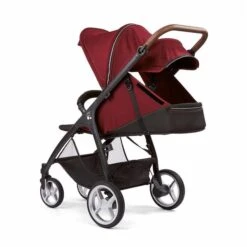 Gesslein Smiloo Happy+ Buggy Maroon Gestell Schwarz Mit Tabak Griff -Zwergen Mobil 420 170 894000 liegefunktion 02