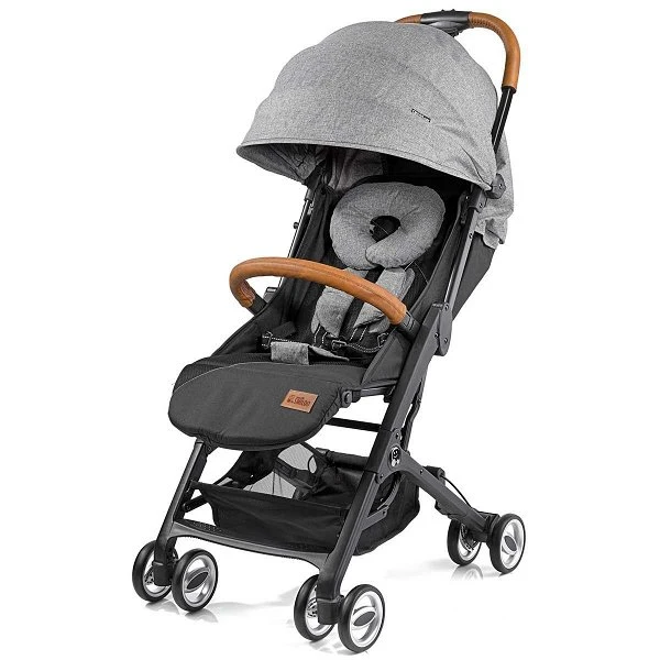 Gesslein Smiloo Cuby Grau Meliert Gestell Schwarz, Ledergriff Cognac 3 Gesslein Smiloo Cuby Grau Meliert Gestell Schwarz, Ledergriff Cognac