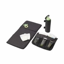 Gesslein Wickeltasche No.4 Schwarz/cognac Mit Kunstleder -Zwergen Mobil 6351 607000 wickeltasche no4 inhalt