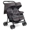 Joie Aire Twin Zwillingsbuggy Dark Pewter Inkl. Regenverdeck -Zwergen Mobil airetwin dark pewter angle 1