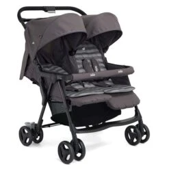 Joie Aire Twin Zwillingsbuggy Dark Pewter Inkl. Regenverdeck 9 Joie Aire Twin Zwillingsbuggy Dark Pewter Inkl. Regenverdeck -Zwergen Mobil airetwin dark pewter angle 2 1
