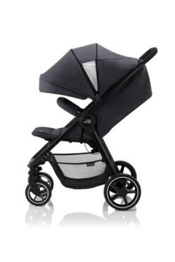 Britax Römer B-AGILE M Black Shadow Buggy -Zwergen Mobil b agile m blackshadow 01 backrestdown 2019
