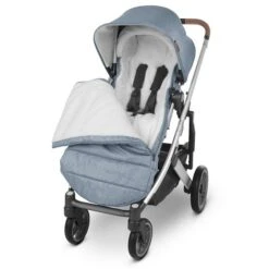 UPPAbaby Fußsack Cozy Ganoosh Gregory Blue Melange -Zwergen Mobil cgn20 grg oncruzv2 open 760x1200 3af8297