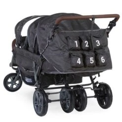 Childhome Neuer Six Seater Sechserwagen Anthrazit, Robust Und Komfortabel -Zwergen Mobil cwsixn 18304 1