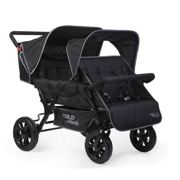 Childhome Two By Two Sportwagen 4 Kinder Vierlingswagen - Robust Und Komfortabel 3 Childhome Two By Two Sportwagen 4 Kinder Vierlingswagen - Robust Und Komfortabel