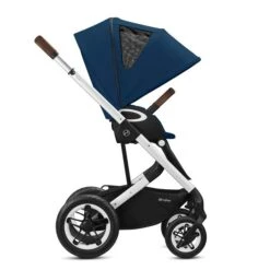 CYBEX Talos S LUX Sportwagen Navy Blue Gestell In Silver -Zwergen Mobil cyb 20 talosslux eu nabl slv y270 fwf xlcanopy