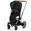 CYBEX E-PRIAM Sportwagen Onyx Black Conscious Collection Gestell Wählbar New Generation -Zwergen Mobil cyb 21 int y045 e priam luxseat chbr dpbl screen ultra hd 3