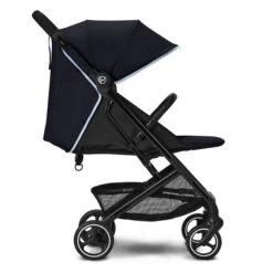 CYBEX Beezy Buggy Ocean Blue Gestell In Black -Zwergen Mobil cyb 22 int excl us y270 beezy blk ocbl fullyreclined
