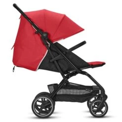 CYBEX Eezy S+2 Buggy Hibiscus Red Gestell In Black | Mit All-Terrain Rädern -Zwergen Mobil cyb 22 int excl us y270 eezys 2 blk hibr lieflat