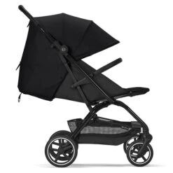 CYBEX Eezy S+2 Buggy Moon Black Gestell In Black | Mit All-Terrain Rädern -Zwergen Mobil cyb 22 int excl us y270 eezys 2 blk moob lieflat