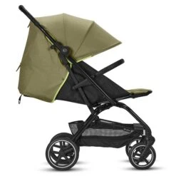 CYBEX Eezy S+2 Buggy Nature Green Gestell In Black | Mit All-Terrain Rädern -Zwergen Mobil cyb 22 int excl us y270 eezys 2 blk nagr lieflat