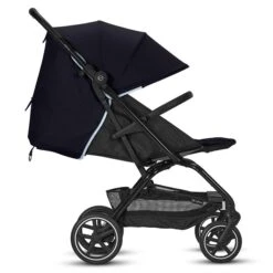 CYBEX Eezy S+2 Buggy Ocean Blue Gestell In Black | Mit All-Terrain Rädern -Zwergen Mobil cyb 22 int excl us y270 eezys 2 blk ocbl lieflat