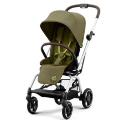 CYBEX Eezy S Twist+2 Buggy Nature Green Gestell Silver | Mit All-Terrain Rädern