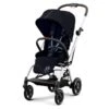 CYBEX Eezy S Twist+2 Buggy Ocean Blue Gestell Silver | Mit All-Terrain Rädern -Zwergen Mobil cyb 22 int y045 eezystwist 2 slv ocbl