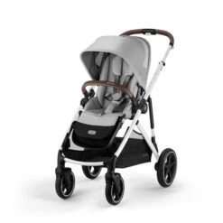 CYBEX Gazelle S Sportwagen Lava Grey Gestell In Silver | Der City-Shopper -Zwergen Mobil cyb 22 int y045 gazelle slv lagr