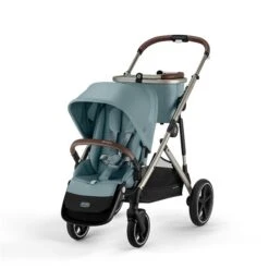 CYBEX Gazelle S Sportwagen Sky Blue Gestell In Taupe | Der City-Shopper