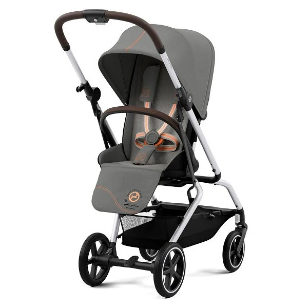 CYBEX Eezy S Twist+2 Buggy Lava Grey Gestell Silver | Mit All-Terrain Rädern 4 CYBEX Eezy S Twist+2 Buggy Lava Grey Gestell Silver | Mit All-Terrain Rädern – Bild 2