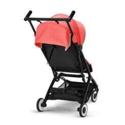 CYBEX Libelle Buggy Hibiscus Red Gestell Black | Einfach Faltbar -Zwergen Mobil cyb 22 int y225 libelle blk hibr 1