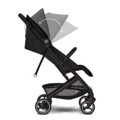 CYBEX Beezy Buggy Moon Black - Gestell Black -Zwergen Mobil cyb 22 int y270 beezy blk moob canopy steps