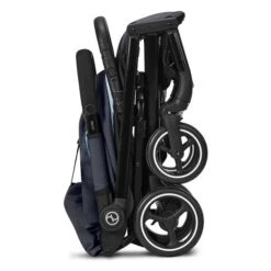 CYBEX Beezy Buggy Ocean Blue Gestell In Black -Zwergen Mobil cyb 22 int y270 beezy blk ocbl compact