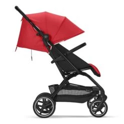 CYBEX Eezy S+2 Buggy Hibiscus Red Gestell In Black | Mit All-Terrain Rädern -Zwergen Mobil cyb 22 int y270 eezys 2 blk hibr