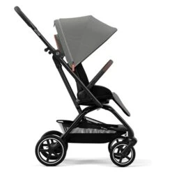 CYBEX Eezy S Twist+2 Buggy Lava Grey Gestell Black | Mit All-Terrain Rädern -Zwergen Mobil cyb 22 int y270 eezystwist 2 blk lagr
