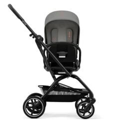 CYBEX Eezy S Twist+2 Buggy Lava Grey Gestell Black | Mit All-Terrain Rädern -Zwergen Mobil cyb 22 int y270 eezystwist 2 blk lagr rotation