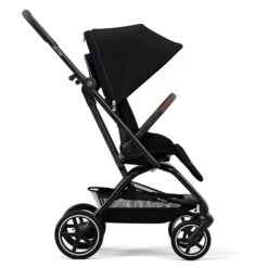 CYBEX Eezy S Twist+2 Buggy Moon Black Gestell Black | Mit All-Terrain Rädern -Zwergen Mobil cyb 22 int y270 eezystwist 2 blk moob
