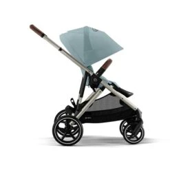 CYBEX Gazelle S Sportwagen Sky Blue Gestell In Taupe | Der City-Shopper -Zwergen Mobil cyb 22 int y270 gazelles tpe skbl canopy open