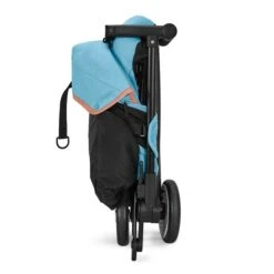 CYBEX Libelle Buggy Beach Blue Gestell Black | Einfach Faltbar -Zwergen Mobil cyb 22 int y270 libelle blk bebl compactfold