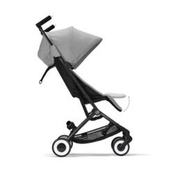 CYBEX Libelle Buggy Lava Grey Gestell Black | Einfach Faltbar -Zwergen Mobil cyb 22 int y270 libelle blk lagr legrest steps