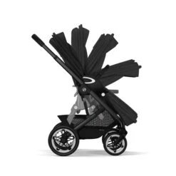 CYBEX Talos S LUX Sportwagen Moon Black Gestell In Black -Zwergen Mobil cyb 22 int y270 talosslux blk moob folding steps