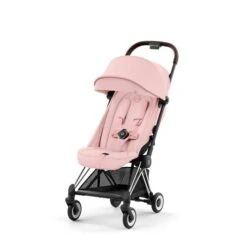 CYBEX Coya Chrome Dark Brown Peach Pink -Zwergen Mobil cyb 23 int y045 coya pcpi chbr sunvisor