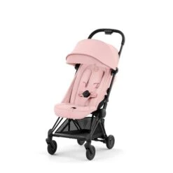 CYBEX Coya Chrome Matt Black Peach Pink -Zwergen Mobil cyb 23 int y045 coya pcpi mabl sunvisor