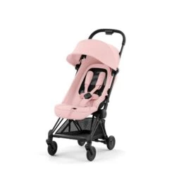 CYBEX Coya Chrome Matt Black Peach Pink -Zwergen Mobil cyb 23 int y045 coya pcpi mabl withoutinlay