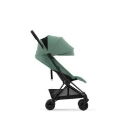 CYBEX Coya Chrome Matt Black Leaf Green -Zwergen Mobil cyb 23 int y270 coya legr mabl canopy