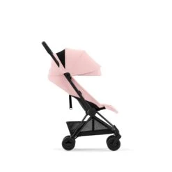 CYBEX Coya Chrome Matt Black Peach Pink -Zwergen Mobil cyb 23 int y270 coya pcpi mabl canopy