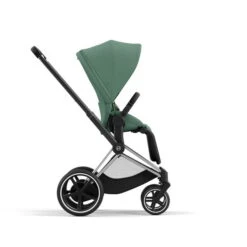 CYBEX E-PRIAM Sportwagen Leaf Green Gestell Wählbar New Generation -Zwergen Mobil cyb 23 int y270 e priam chbh legr print medium