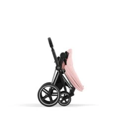 CYBEX PRIAM Sportwagen Peach Pink New Generation Gestell Wählbar -Zwergen Mobil cyb 23 int y270 priam chbh pcpi fold print medium