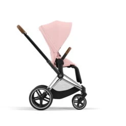 CYBEX PRIAM Sportwagen Peach Pink New Generation Gestell Wählbar -Zwergen Mobil cyb 23 int y270 priam chbr pcpi print medium