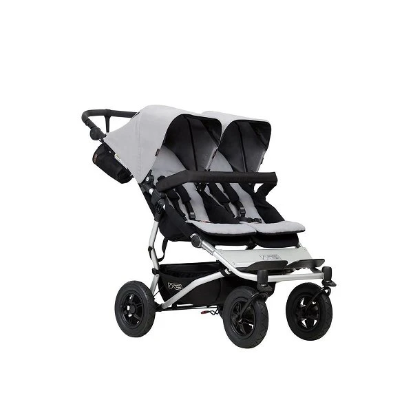 Mountain Buggy Duet V3.2 In Silver Geschwisterwagen 3 Mountain Buggy Duet V3.2 In Silver Geschwisterwagen