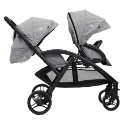 Joie Evalite Duo Geschwisterwagen Gray Flannel -Zwergen Mobil evalite duo gray flannel profile 1