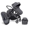 ICandy Orange Double Combo Dark Slate Marl Phantom Geschwisterkinderwagen | Inkl. Praktischem Zubehör -Zwergen Mobil icandy orange dark slate double witb