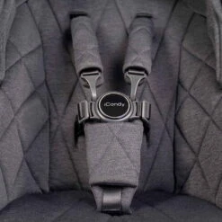 ICandy Orange Double Combo Light Slate Marl Geschwisterkinderwagen | Inkl. Praktischem Zubehör -Zwergen Mobil icandy orange harness close up 5