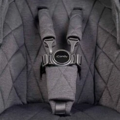 ICandy Orange Double Combo Mist Blue Marl Geschwisterkinderwagen | Inkl. Praktischem Zubehör -Zwergen Mobil icandy orange harness close up 7