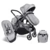 ICandy Orange Double Combo Light Slate Marl Geschwisterkinderwagen | Inkl. Praktischem Zubehör -Zwergen Mobil icandy orange light slate double witb
