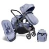ICandy Orange Double Combo Mist Blue Marl Geschwisterkinderwagen | Inkl. Praktischem Zubehör -Zwergen Mobil icandy orange mist blue double witb